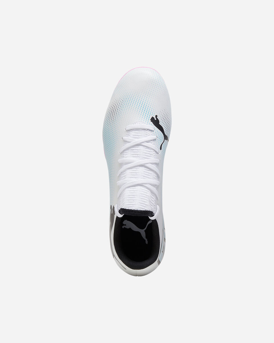 PUMA FUTURE 7 PLAY FG/AG WHITE-BLACK-POISON PINK 107723-01