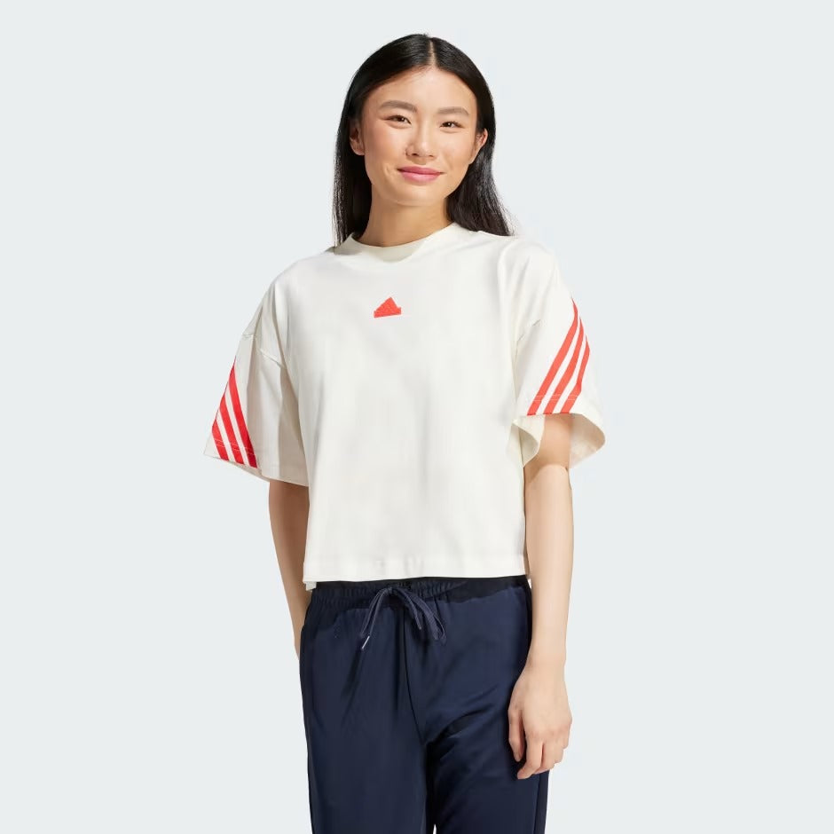 ADI W FI 3S TEE OWHITE/BRIRED IS3607