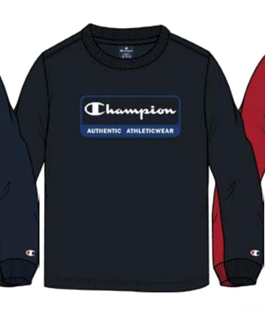 CHAMPION Long Sleeve Crewneck T-Shirt	NBK 306518-KK001