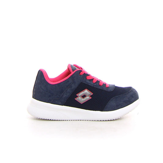 Lotto EVOLITE AMF III CL S DRESS BLUE/GRAVITY TITAN/GLAMOUR PINK scarpe ginnastica bambine blu/fucsia 218184-9GF