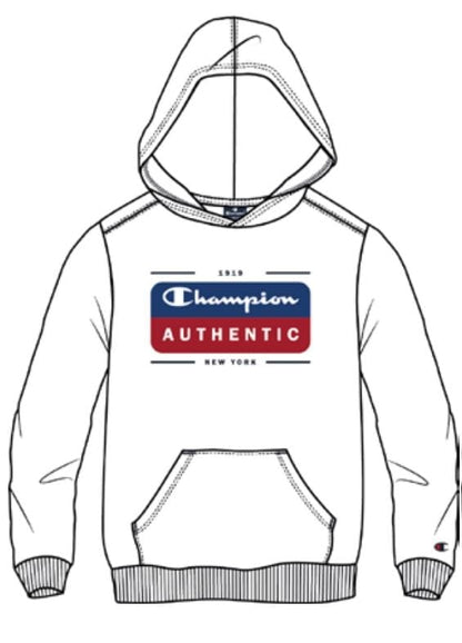 CHAMPION Hooded Sweatshirt	WHT 306512-WW001