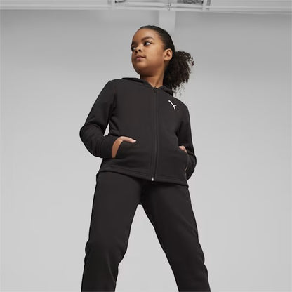 PUM HOODED SWEAT SUIT TR CL G BLACK 673586-01