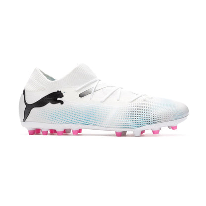 PUMA FUTURE 7 MATCH MG WHITE-BLACK-POISON PINK 107719-01