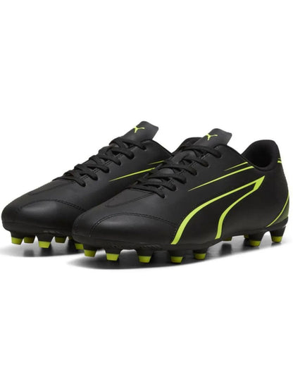PUMA VITORIA FG/AG JR BLACK-ELECTRIC LIME 107486-03
