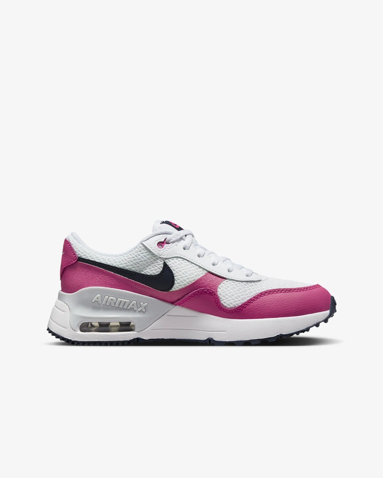 DQ0284-110 Nike Air Max SYSTM WHITE/OBSIDIAN-FIERCE PINK-PURE PLATINUM