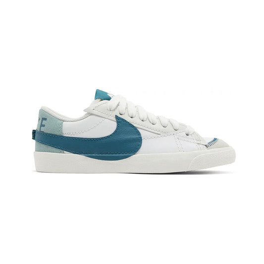 DQ1470-106 Nike Blazer Low '77 Jumbo SUMMIT WHITE/GEODE TEAL-SEA GLASS