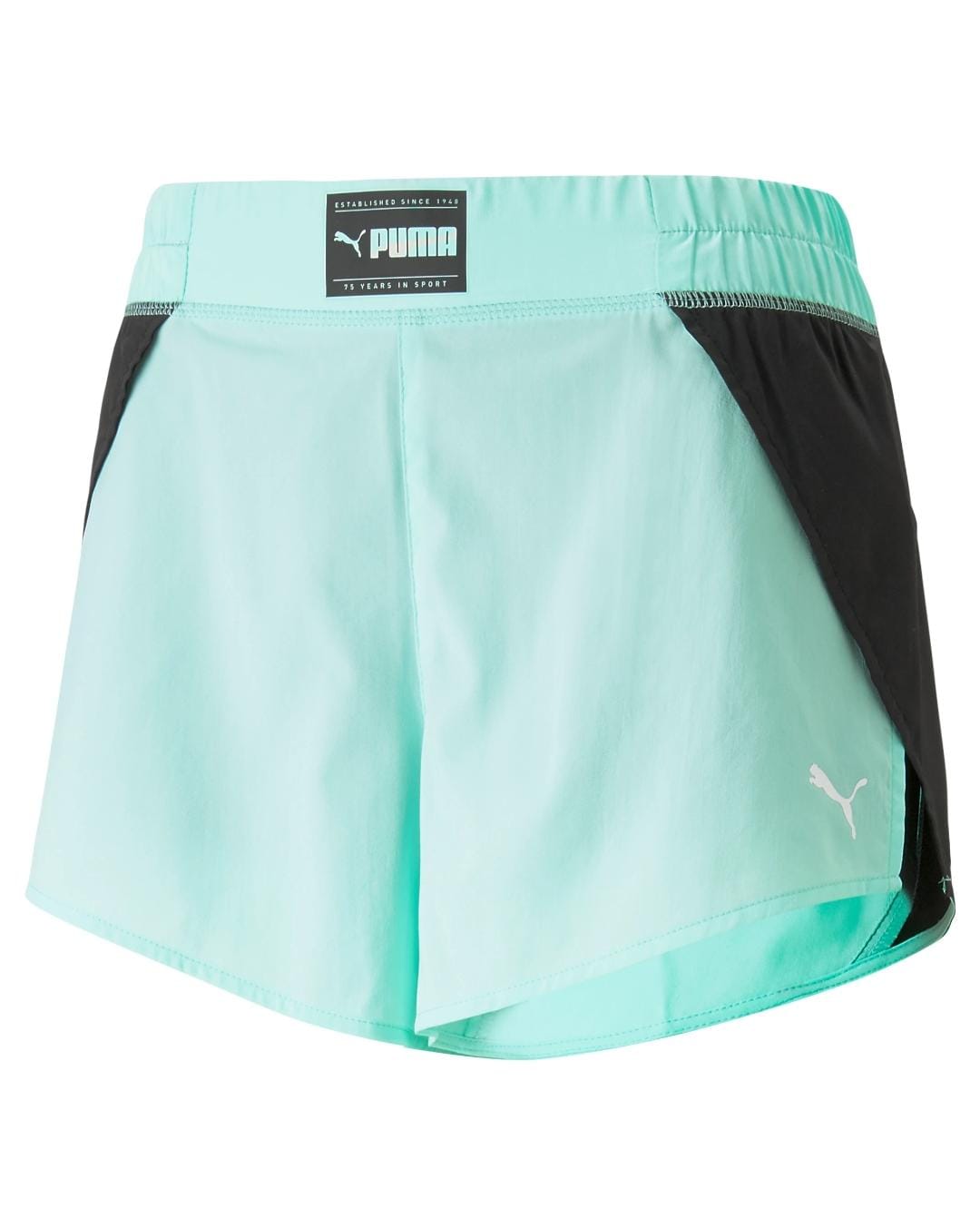 523076-76 Puma Fit Fashion Woven Flow Short Electric Peppermint-PUMA Black