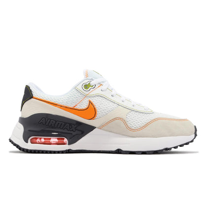 Nike Air Max SYSTM WHITE/VIVID ORANGE-SAIL-GRIDIRON DQ0284-109