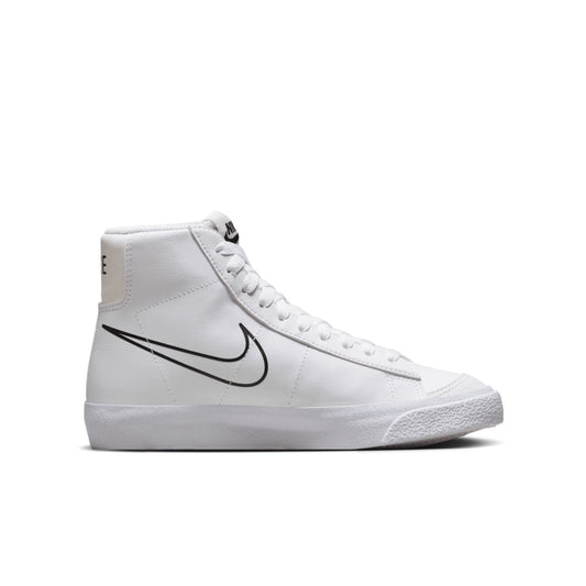 NIKE BLAZER MID NN GS WHITE/BLACK-BRIGHT MANDARIN-MEDIUM ASH FN7788-100