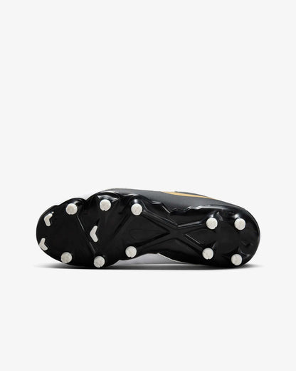 NIK JR PHANTOM GX II ACADEMY FG/MG WHITE/BLACK-MTLC GOLD COIN FD6722-100