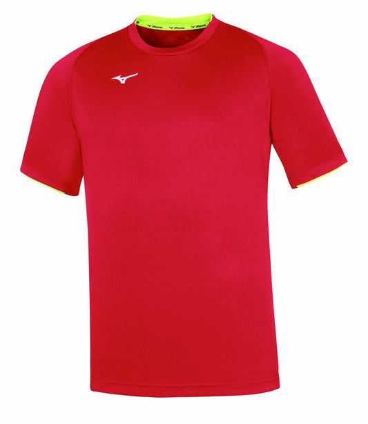TEAM CORE S/SLEEVE TEE Red/Yellow Fluo 32EA700262