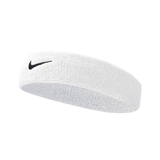 SWOOSH HEADBAND WH/BK fascia capelli tennis bianco NNN07101OS