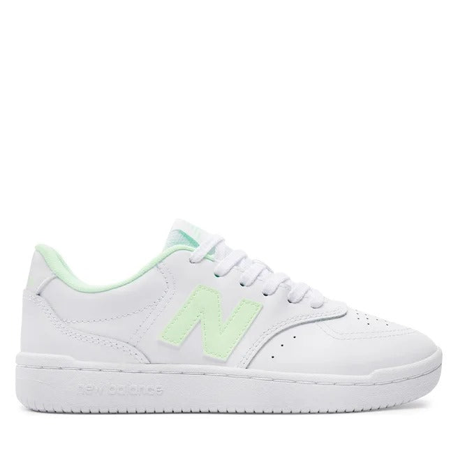 NEW BALANCE NEW Scarpe Lifestyle Womens - Suede/Mesh - WHITE/LIME 80 BBW80WMG