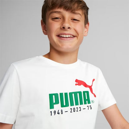 676825-02 No.1 Logo Celebration Tee B White