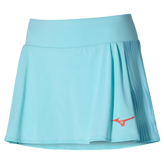 MIZUNO TENNIS PRINTED FLYING SKIRT W TANAGER TURQUOISE 62GBA20127