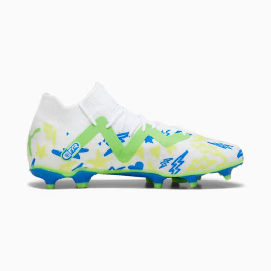107613-01 FUTURE MATCH NJr FG/AG Jr White-Racing Blue-Lemon Meringue-Parakeet Green