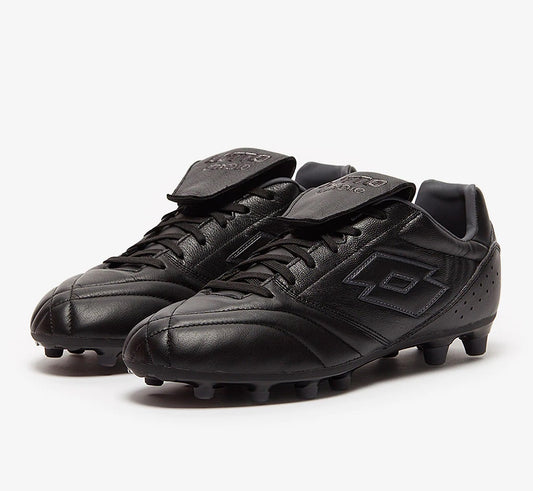 Lotto STADIO 200 III FG ALL ALL BLACK/ASPHALT scarpe calcio uomo nero/grigio 218126-2AF