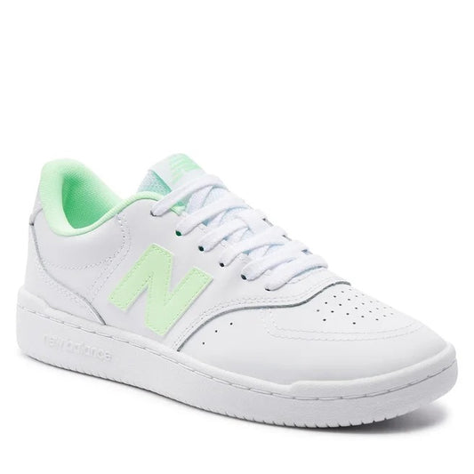 NEW BALANCE NEW Scarpe Lifestyle Womens - Suede/Mesh - WHITE/LIME 80 BBW80WMG