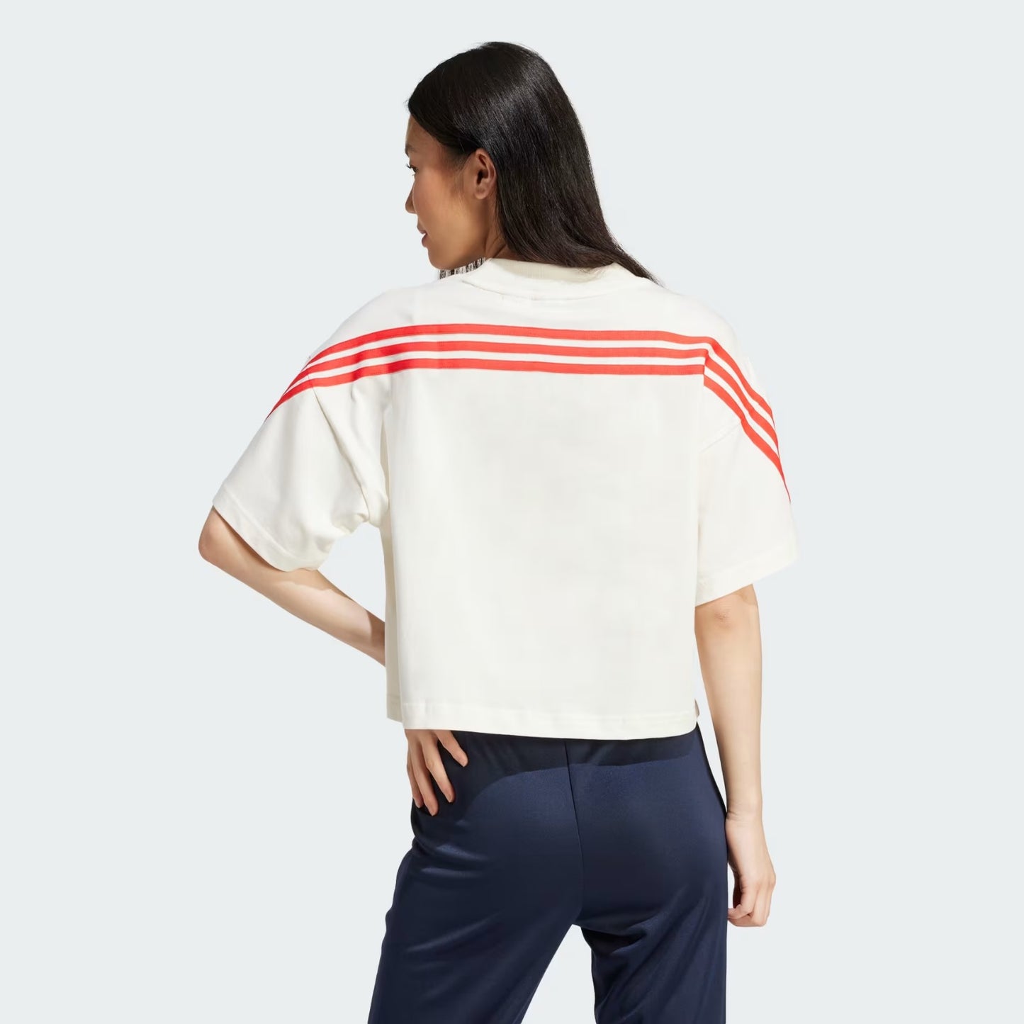 ADI W FI 3S TEE OWHITE/BRIRED IS3607