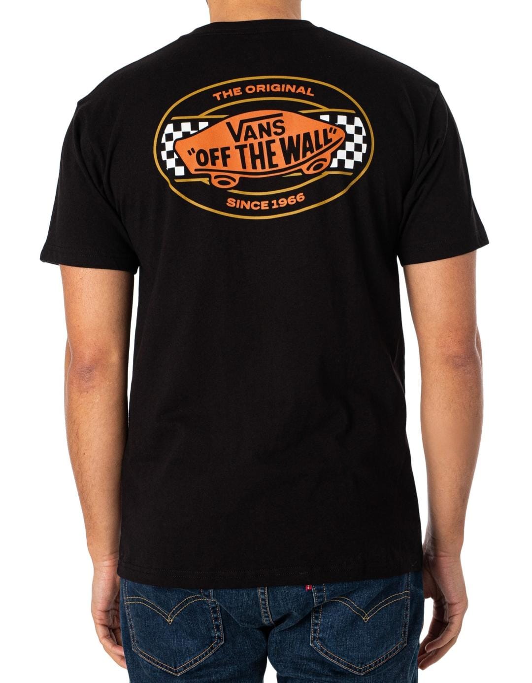 VN000FKMBLK1 VAN WAYRACE TEE-B BLACK