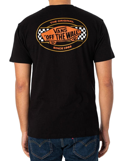 VN000FKMBLK1 VAN WAYRACE TEE-B BLACK