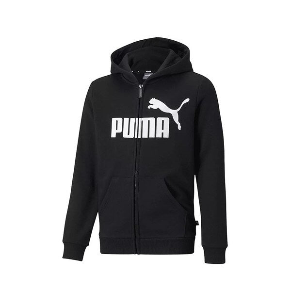 PUM ESS BIG LOGO FZ HOODIE TR B BLACK 586968-01
