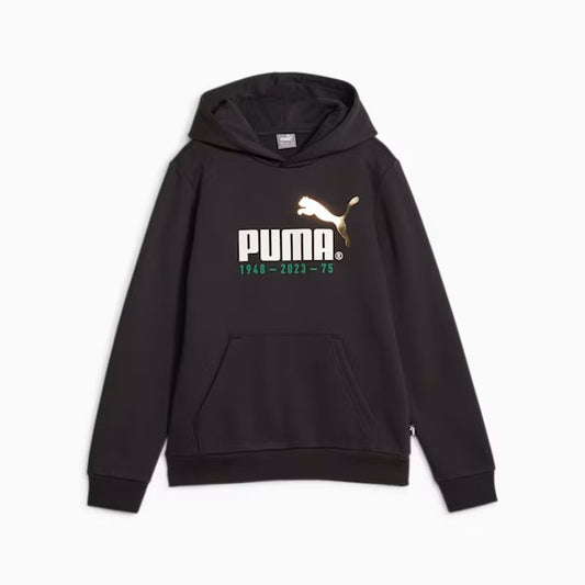 676826-01 No.1 Logo Celebration Hoodie FL B Black