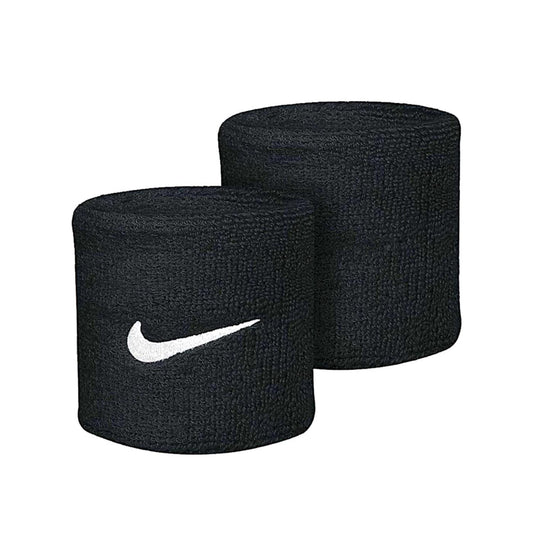 SWOOSH WRISTBANDS BK/WH polsini tennis nero NNN04010OS