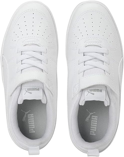 385836-01 Puma Rickie AC PS White- White-Glacier Gray