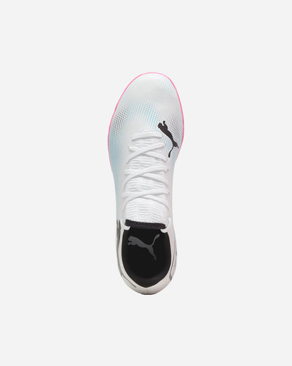PUMA FUTURE 7 PLAY TT WHITE-BLACK-POISON PINK 107726-01