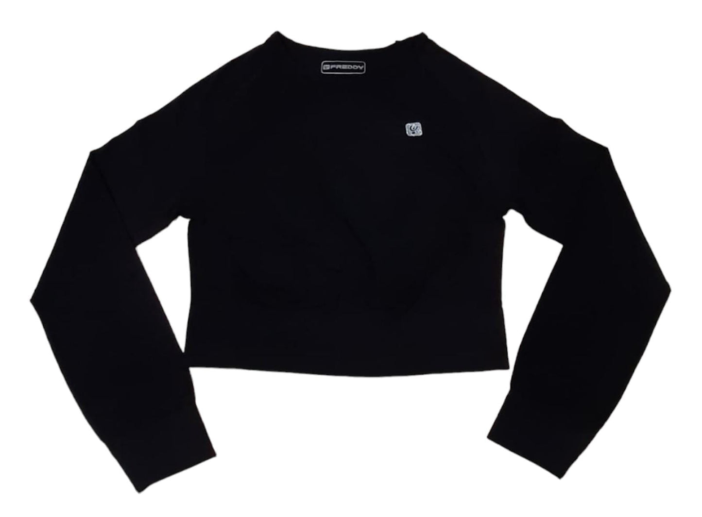 F3WSFT3-N FRE T-SHIRT MANICA LUNGA NERO