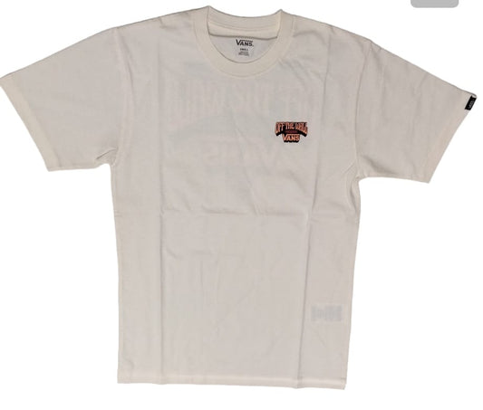 VN000FJK3KS1 VAN RETRO ROLL TEE-B ANTIQUE WHITE