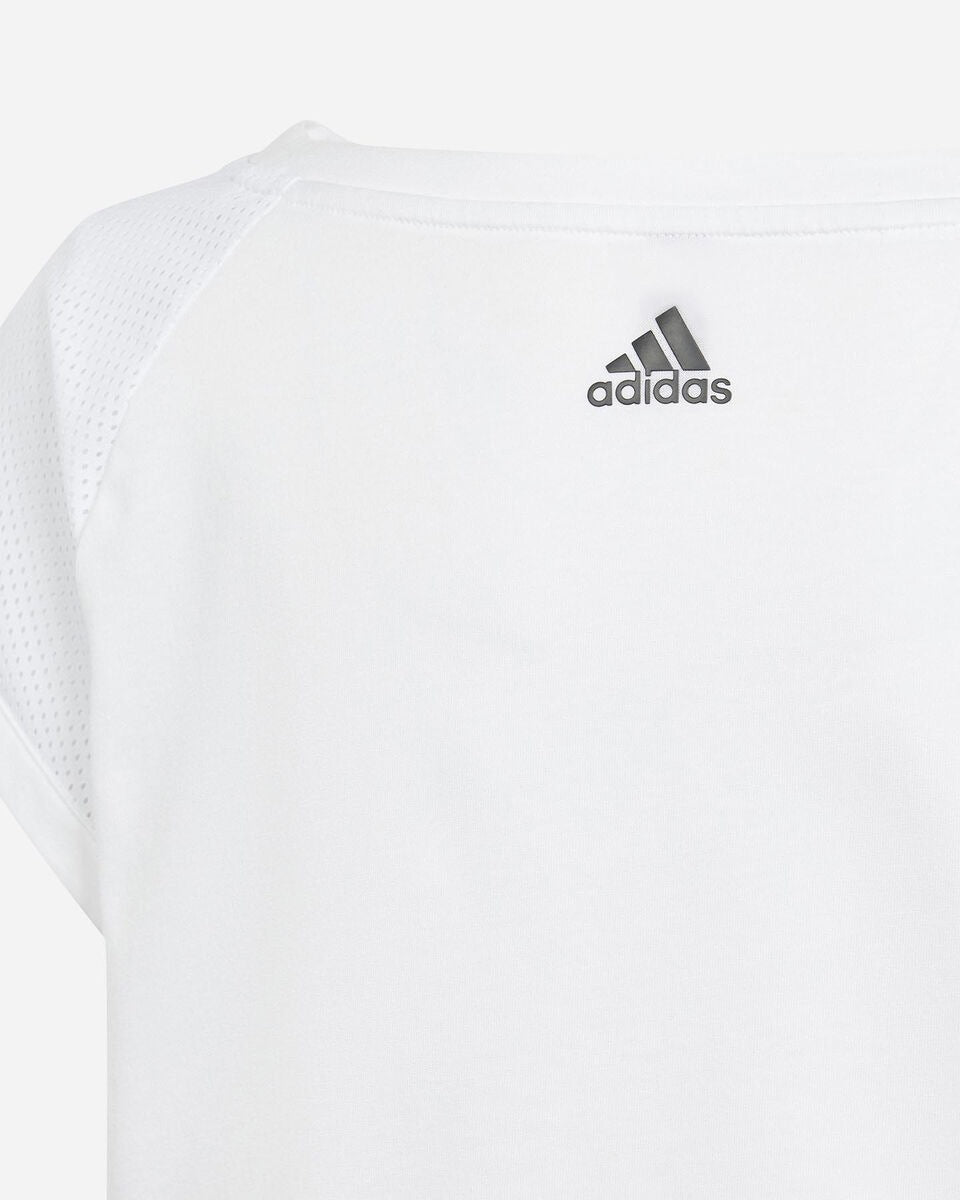 ADIDAS JG CRPD T WHITE/BLACK IN1903