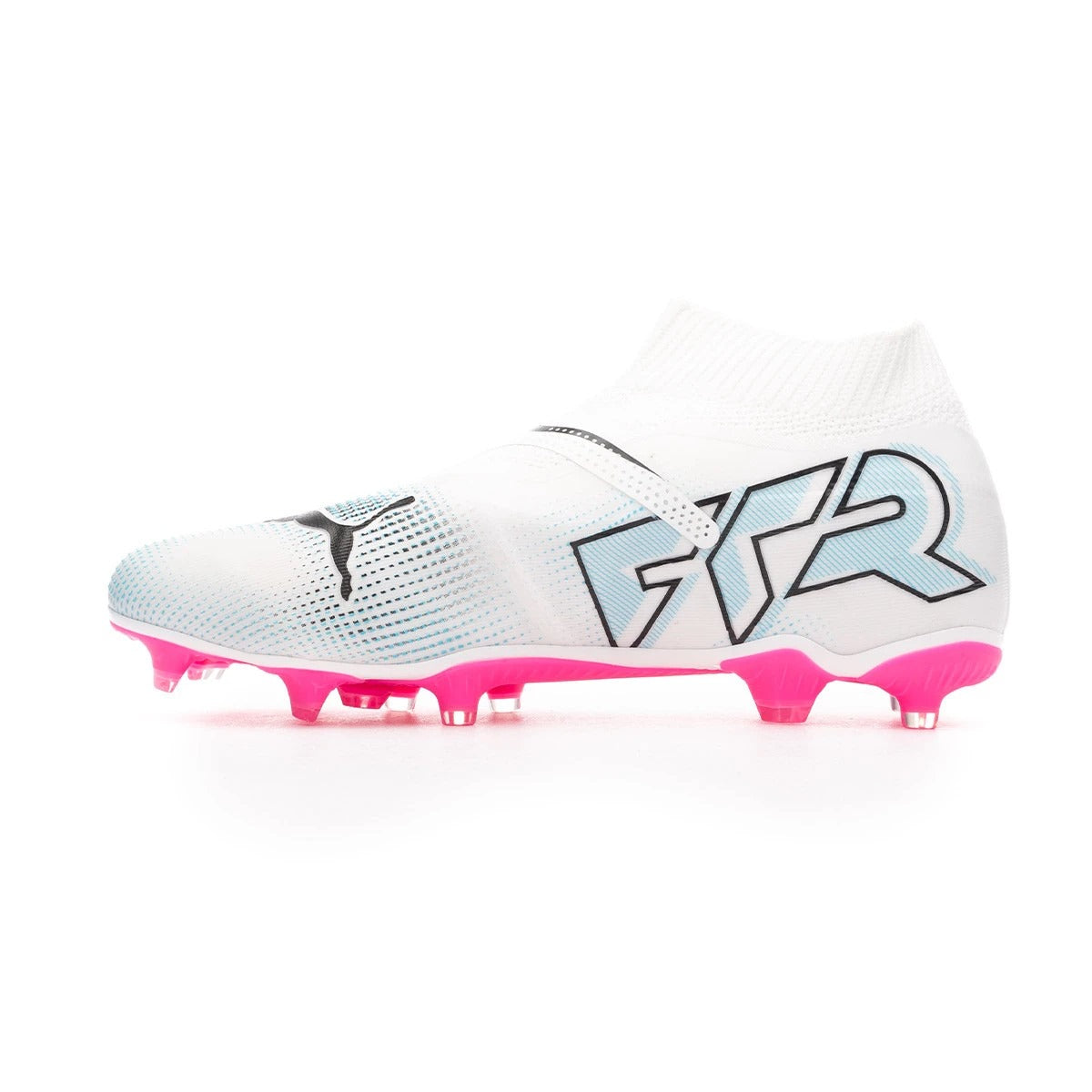 PUMA FUTURE 7 MATCH+ LL FG/AG WHITE-BLACK-POISON PINK 107711-01