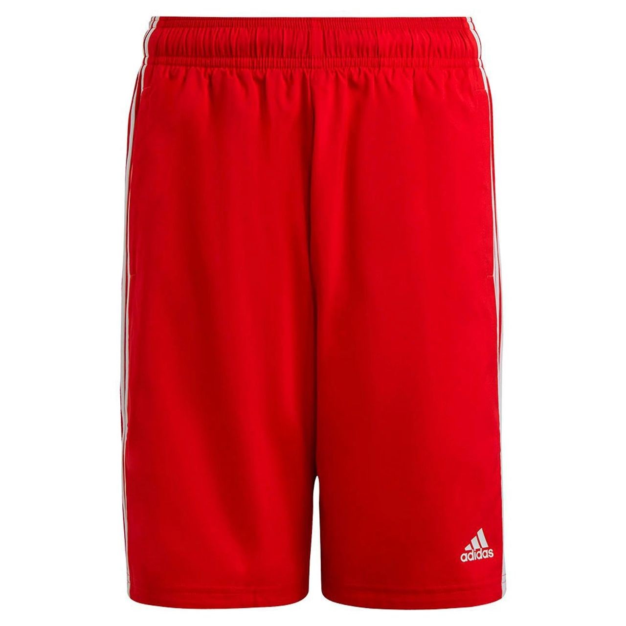 SS23 U 3S WN SHORT SCARLET/WHITE IC6823