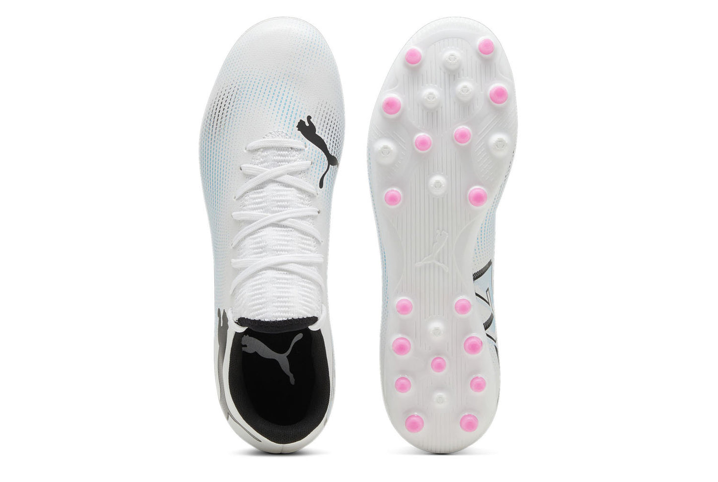 PUMA FUTURE 7 PLAY MG WHITE-BLACK-POISON PINK 107725-01