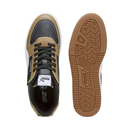 392332-05 Puma Caven 2.0 VTG Black- White-Chocolate Chip-Malachite-Yellow Sizzle