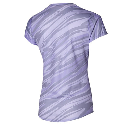 MIZUNO CORE IMPULSE GRAPHIC TEE W PASTEL LILAC J2GAA20869