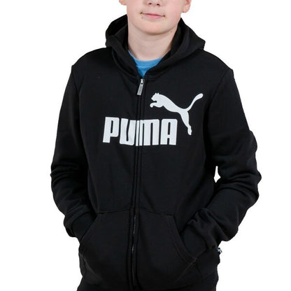 PUM ESS BIG LOGO FZ HOODIE TR B BLACK 586968-01