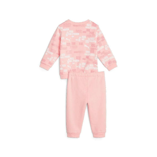 676377-63 MINICATS AOP Crew Jogger FL (Logo Lab) Peach Smoothie