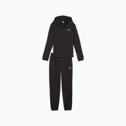 PUM HOODED SWEAT SUIT TR CL G BLACK 673586-01