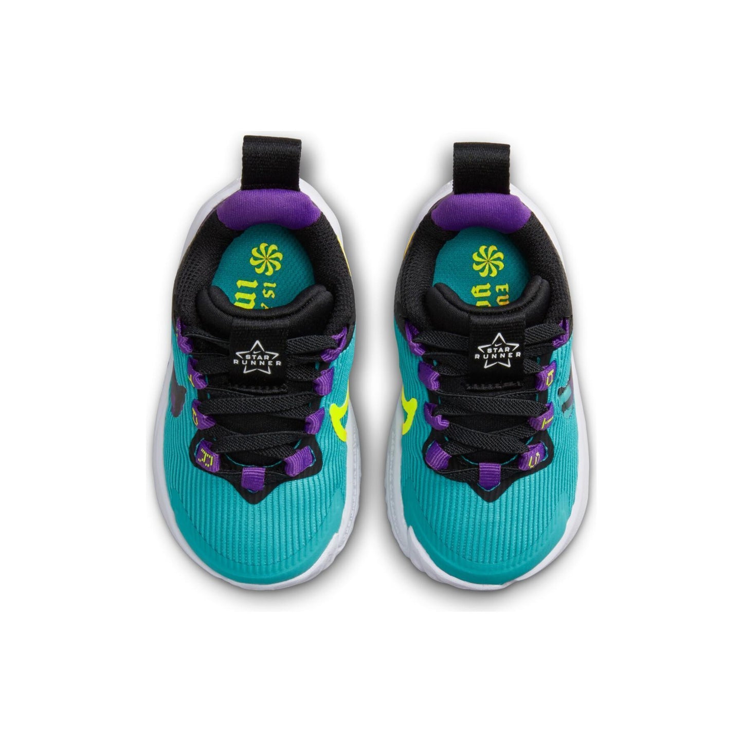 Nike Star Runner 4 TEAL NEBULA/PURPLE COSMOS-BLACK-VOLT FJ1807-300