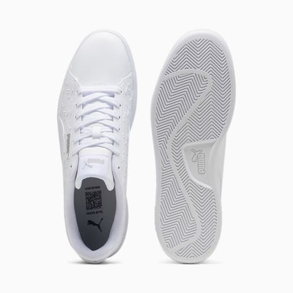 PUM PUMA SMASH 3.0 SUPERLOGO WHITE-SMOKEY GRAY 395090-02