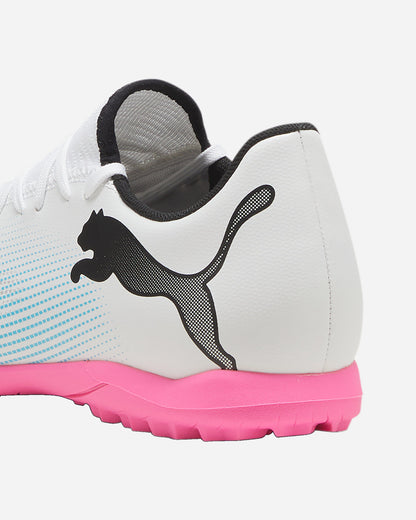 PUMA FUTURE 7 PLAY TT WHITE-BLACK-POISON PINK 107726-01