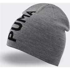023433-05 Ess Classic Cuffless Beanie Medium Gray Heather- Black