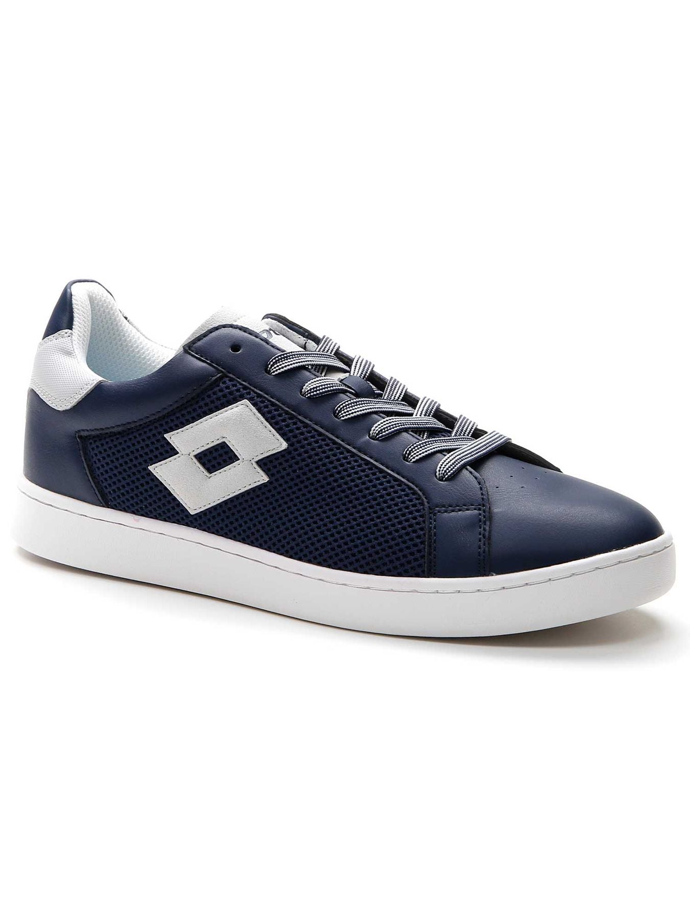 Lotto 1973 AMF NET DRESS BLUE/MUSHROOM GRAY scarpe tennis uomo pelle e mesh blu/bianco 219248-9W7
