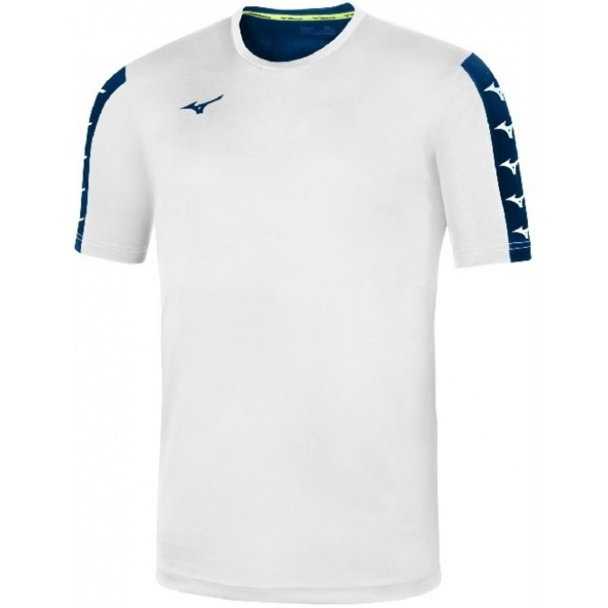 Mizuno NARA TEE t-shirt training adulto tessuto tecnico bianco/nero 32FA9A5170
