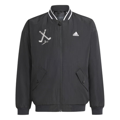 ADI J BLUV WV JKT BLACK/WHITE IN1915