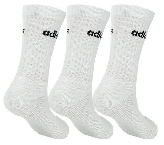 ADI C LIN CREW 3P WHITE/BLACK HT3455