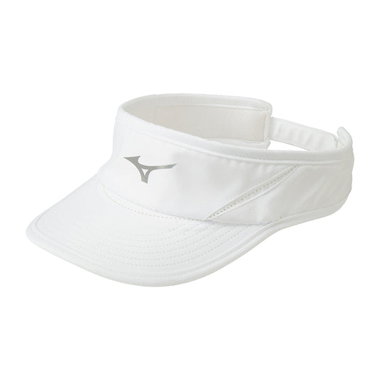 Mizuno DRYLITE VISOR cappellino solo visiera tennis running unisex bianco J2GW003001